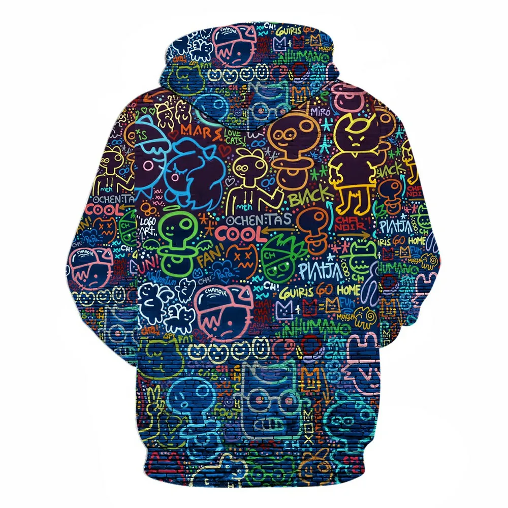 

3D Print Funny Flower Skeleton Print Pullover Sleeve Streetwear Children's Clothing Spring and Autumn Sweatshirt