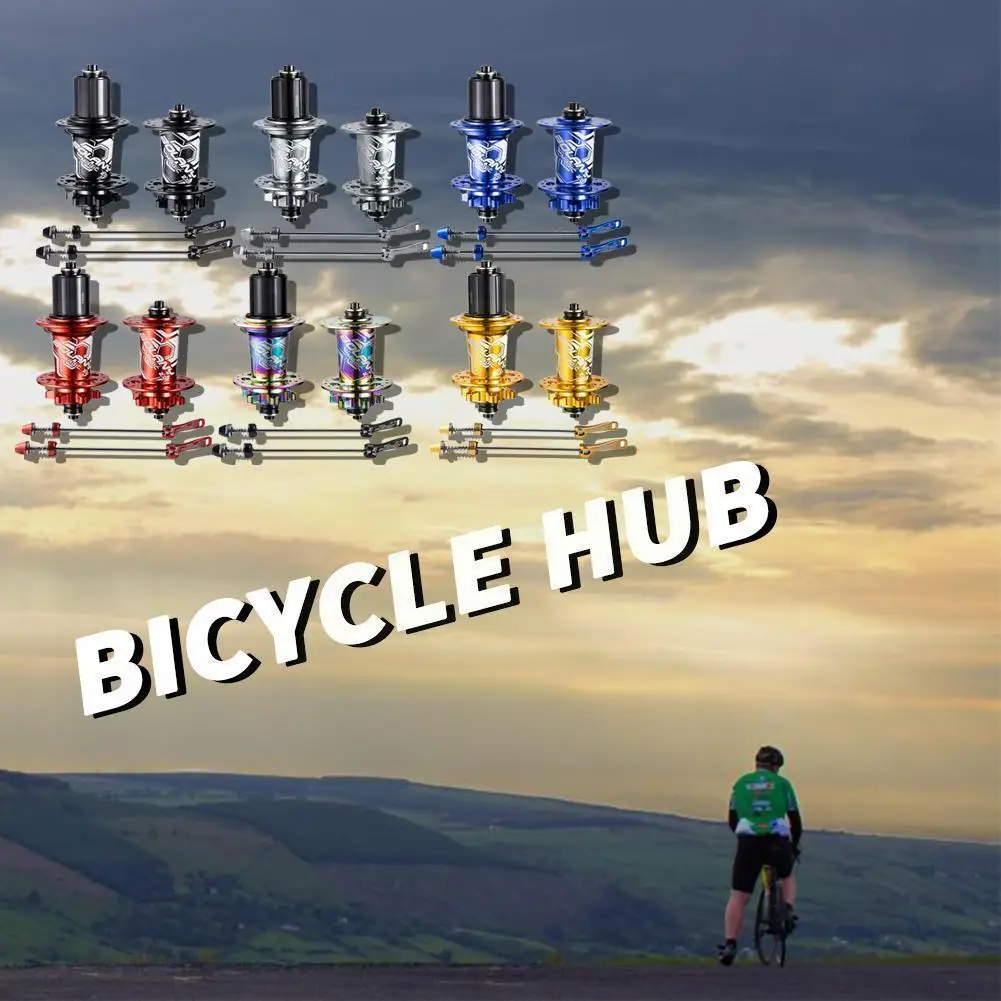 

1 Pair Bicycle Hub Quick Release Plate With Quick Release Bike MTB Mountain Hub 32H Bearing Lever Hubs 4 M3G7