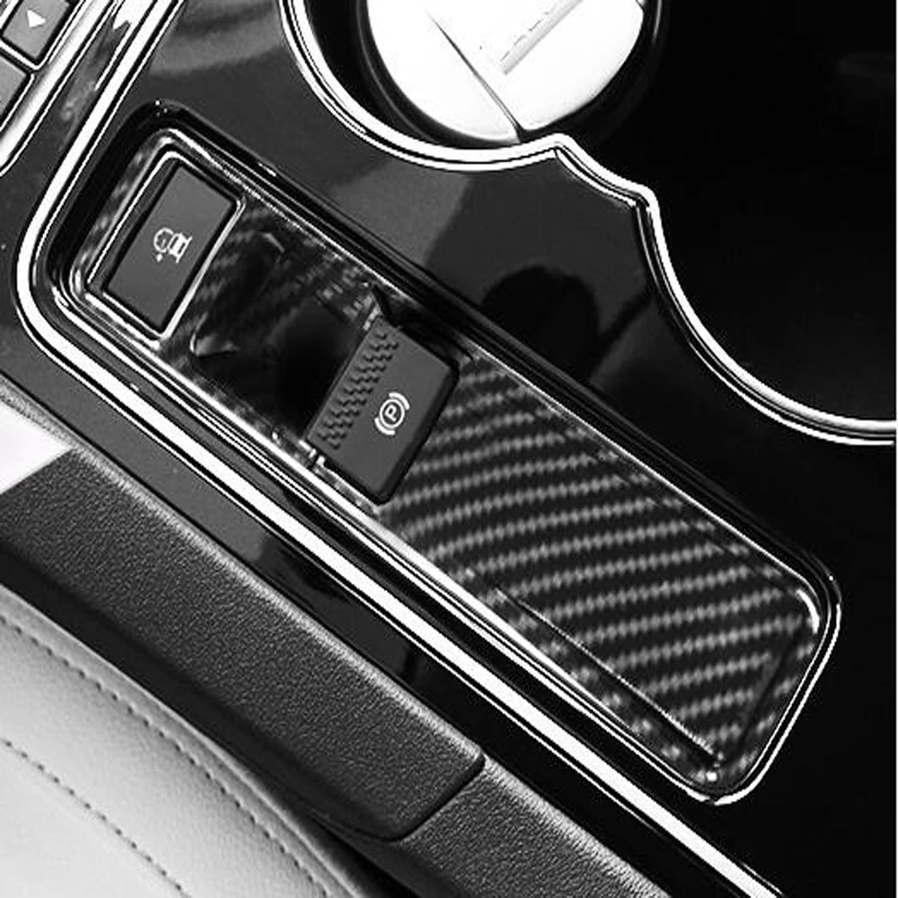 

Для Jaguar F-PACE 2016 2017 2018 внутренняя электронная ручка стояночного тормоза E-brake Button Trim Sticker Cover Car Styling
