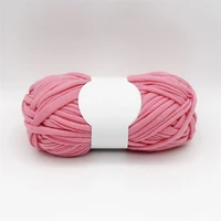 hand knitting spaghetti yarn eco friendly quality 2 skeins 100gpiece hand craft ribbon t shirt yarn for crocheting