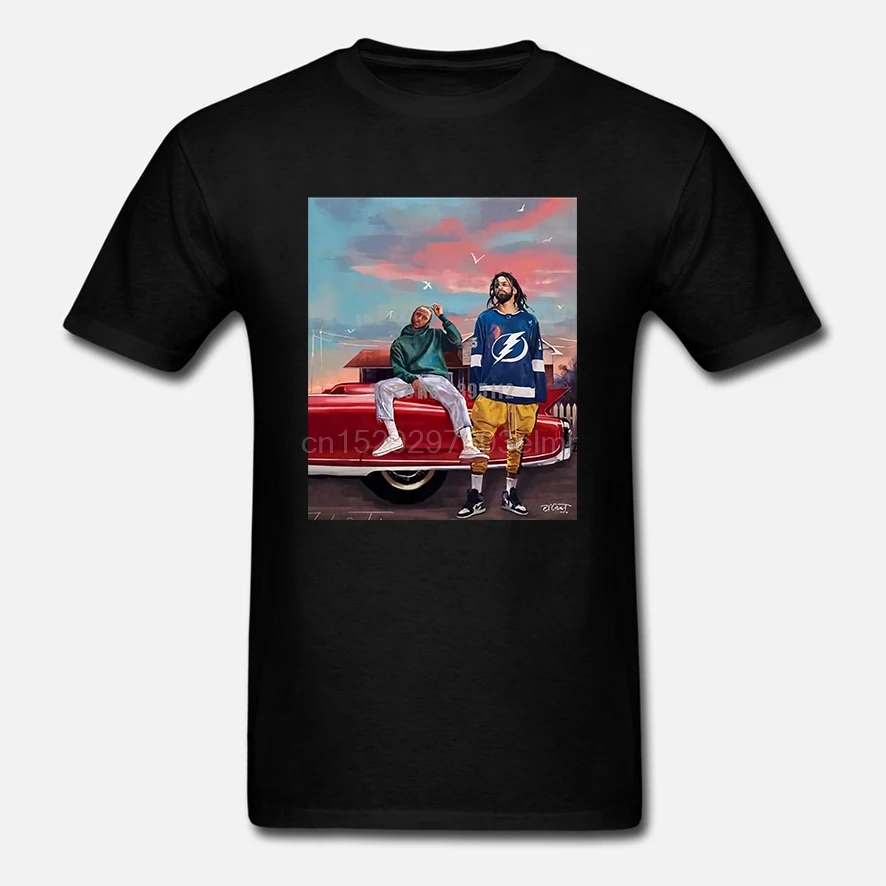 J Cole Kendrick Lamar футболка черная хлопковая мужская S 4Xl поставщик сша | Мужская одежда