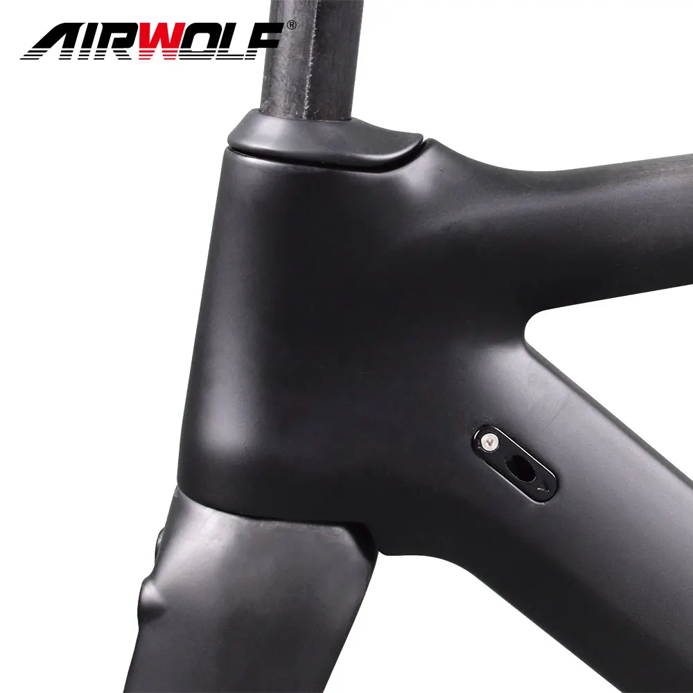 AIRWOLF U Тормозная рама для дорожного велосипеда 700C Aero T1100 из углеродного волокна
