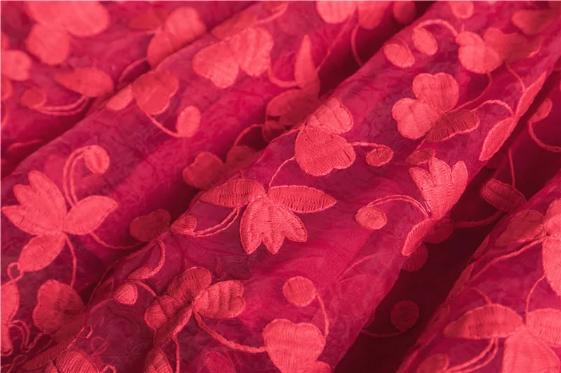 Летняя одежда для девочек бальное платье красное с блестками ранвечерние