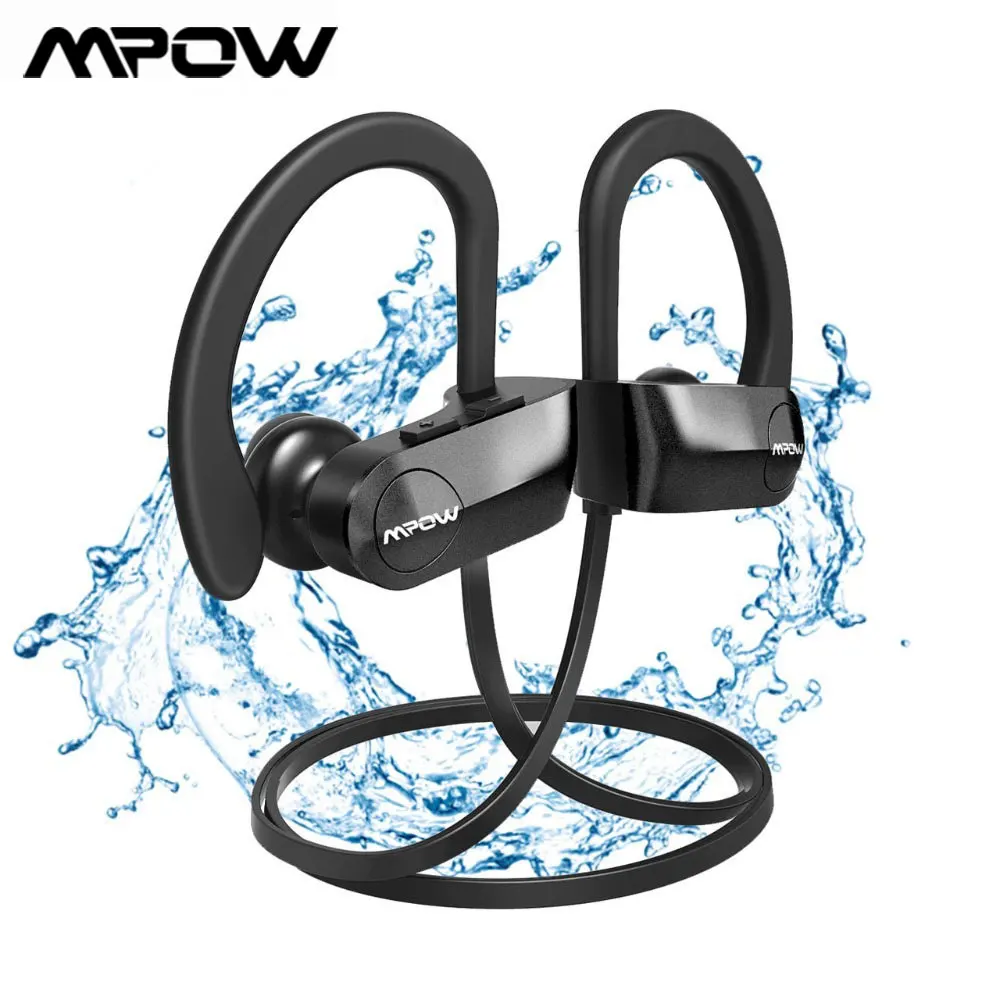 Mpow D7 IPX7 водонепроницаемые Bluetooth наушники бас стерео Беспроводные спортивные с