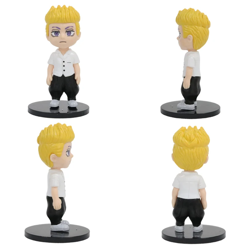

6pcs/set Tokyo Revengers Figures Hanagaki Takemichi Ryuguji Ken Baji Keisuke Matsuno Chifuyu Anime Action Figure Collectile Toys