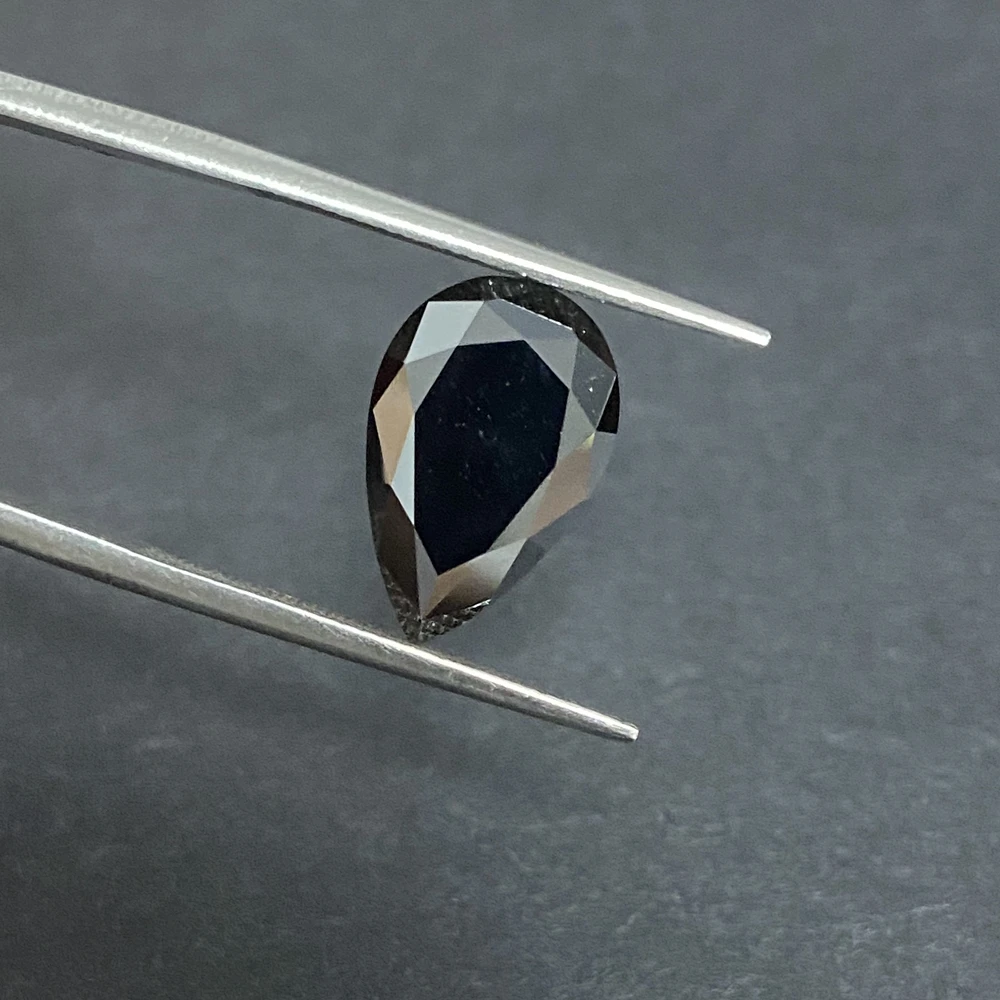 Хорошая цена за 7x9 мм черный цветной лабораторный Выращенный Муассанит алмазный