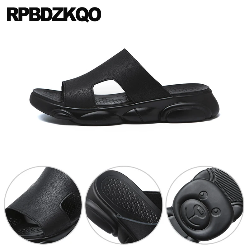 Высокое качество повседневные босоножки без задника с открытыми пальцами