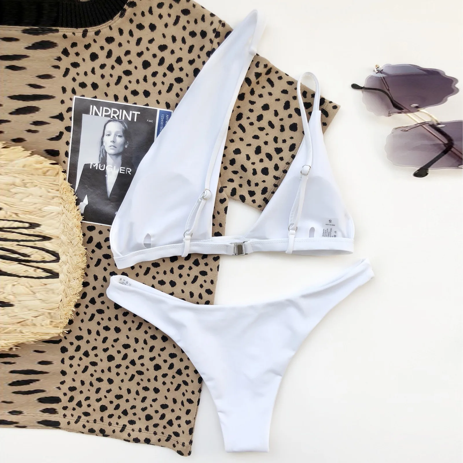 

Sexy Bikini Swimwear Ropa De Bao Para Mujer Womens Casual Bandage Adjustable Bikini Swimwear Swimsuit Beachwear Set