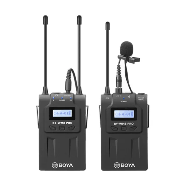 WM8Pro K1 BOYA BY-WHM8 Pro ручной микрофон UHF Беспроводной однонаправленный динамический микрофон передатчик для сценической пленки ENG BY-WM8 профессиональный приемник - Цвет: WM8Pro K1