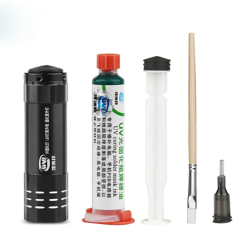 10CC зеленая маска для припоя с УФ защитой чернила печатной платы краска