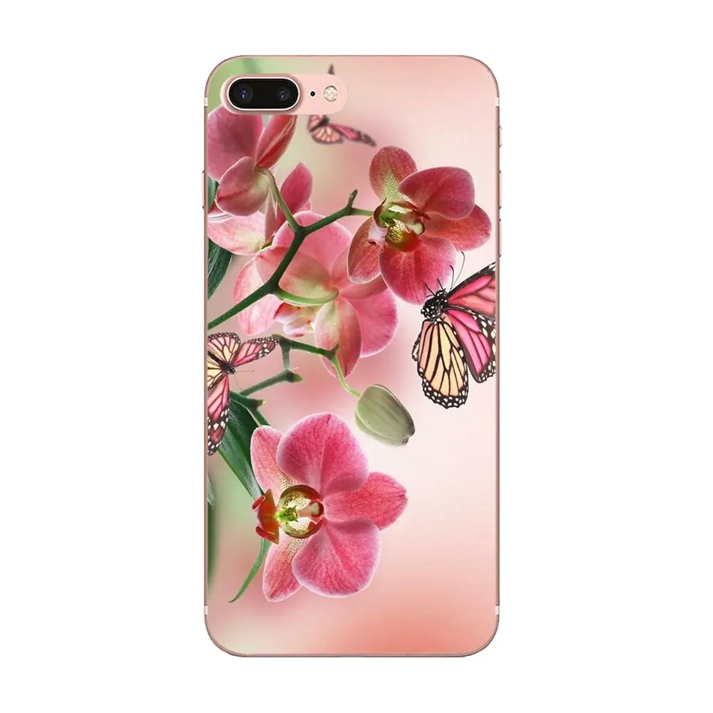 TPU Stylish Case For Galaxy Alpha Note 10 Pro A10 A20 A20E A30 A40 A50 A60 A70 A80 A90 M10 M20 M30 M40 Orchid Flowers Coqeu | Мобильные