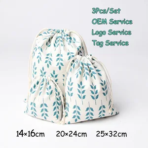 14x16 20x24 25x32 3 шт.лот ароматический мешочек, органайзер для ювелирных изделий, хлопковый Подарочный пакет для духов, сухая Цветочная сумка, хлопковая Льняная сумка