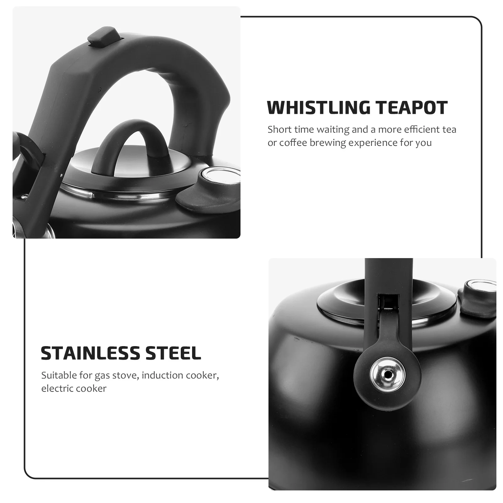 Профессиональный чайный чайник со свистком и термометром | Дом сад