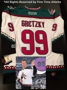 Финикс 97 Джереми Roenick 99 Уэйн Гретцки Мужская Хоккей Джерси Вышивка прошитой