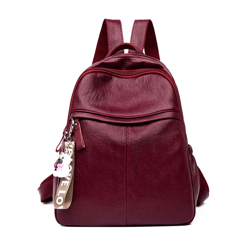 

Fashion Women Backpack Designer high quality soft Leather Women Bag Fashion School Bags Large Capacity Backpacks Travel Bags