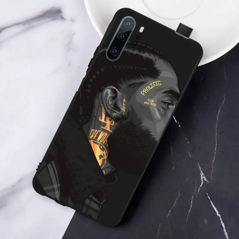 

famous Rapper Nipsey Hussle singer Phone Case For Huawei honor Mate P 10 20 30 40 Pro 10i 9 10 20 8 x Lite