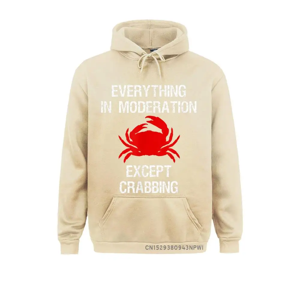 Пуловер Crabbing-забавные свитшоты в стиле хип-хоп с умеренными рисунками крабов и