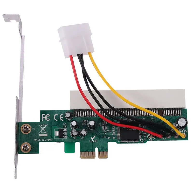 PCI-Express To PCI Adapter Card PCI-E X1/X4/X8/X16 Slot With 4 Pin Power Cable | Компьютеры и офис