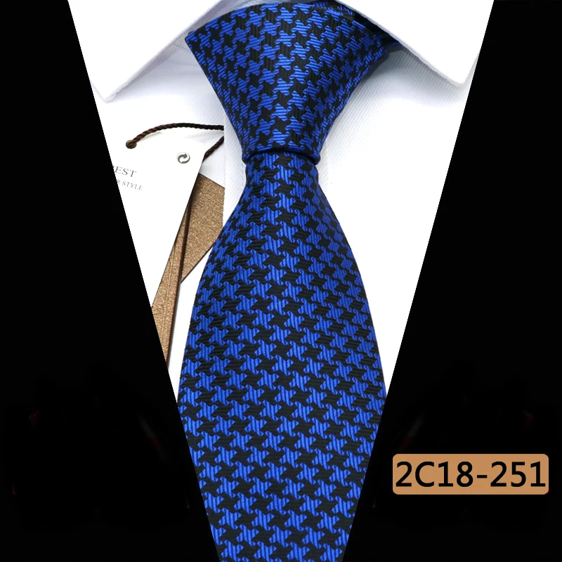 YISHLINE 8CM Men Tie Fashion Classic Business Necktie Mens Casual Ties Wedding Party Designer Corbatas Para Hombre Gift | Аксессуары для