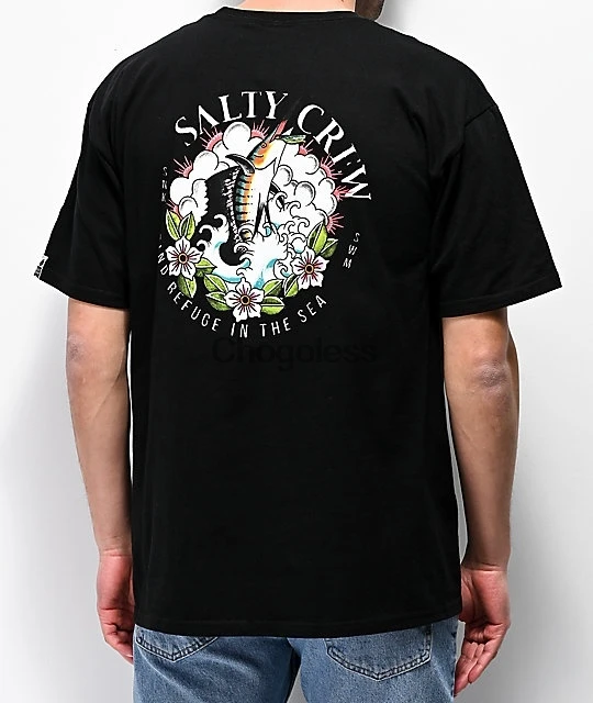 

Salty Crew Stop Teasing Black T-Shirt