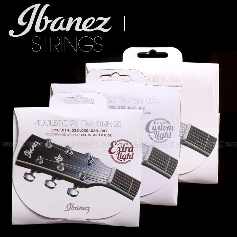

Струны Ibanez 80/20 для акустической гитары с бронзовой обмоткой