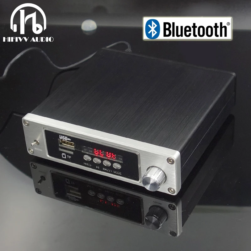 Bluetooth MP3 плеер TPA3116D2 * 2 100 Вт усилитель HiFi DAC Hi Fi аудио SD TF карта USB вход|audio amplifier|hifi audio