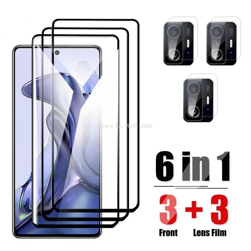 

Screen Protective Glass For Xiaomi 11T Lite Camera Len Protector Film On For Xiaomi Mi 10T 9T Xiami Poco M3 Pro X3 NFC F3 GT
