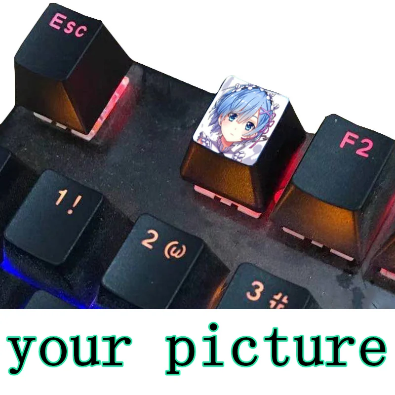 FFFAS 1 шт. пользовательская печать клавиши крышки под заказ OEM картина Логотип