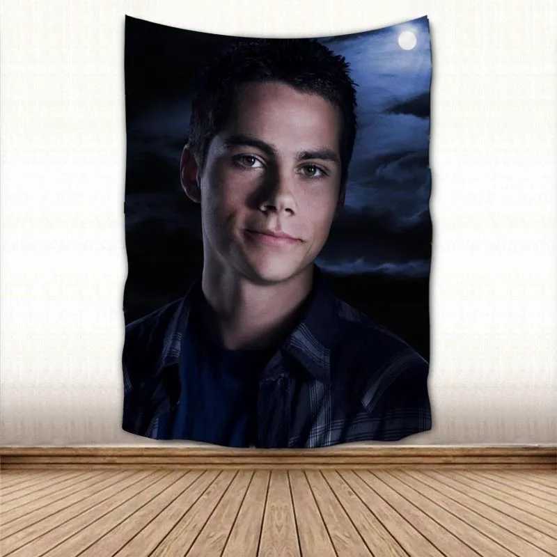 

Nice Dylan O'brien Tapestry Colorful Psychedelic Decorative Carpet Wall Fabric For Living Room Bedroom Tapestries Accessories