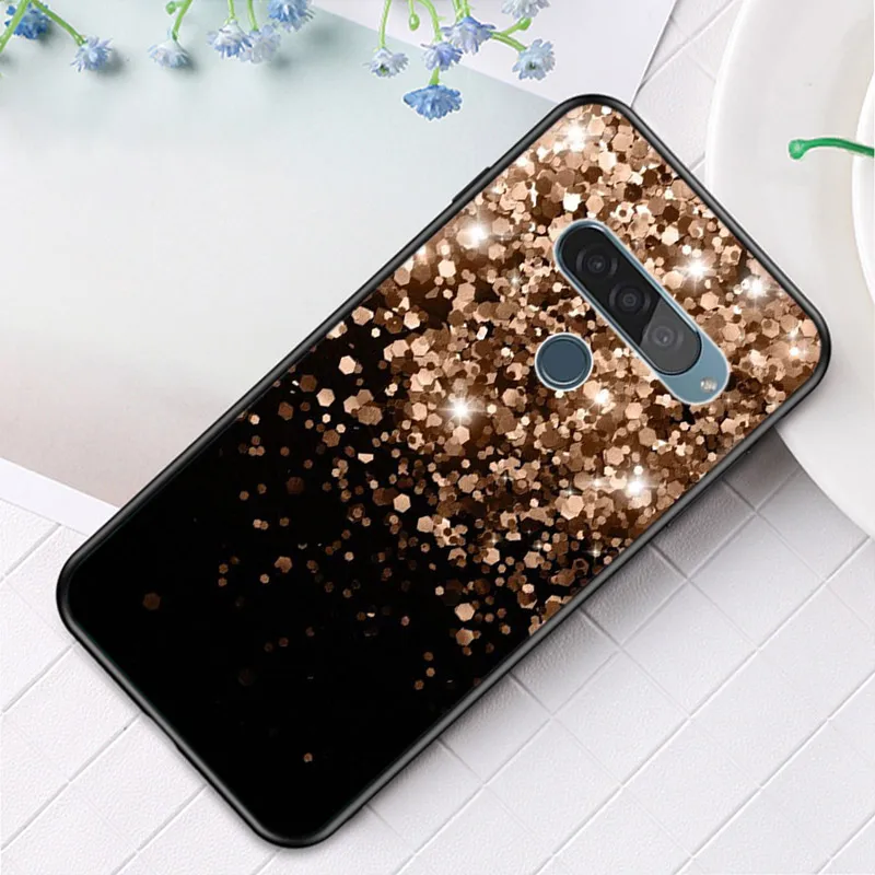Love Rose Gold Style For LG K22 K71 K61 K51S K41S K30 K20 2019 Q60 V60 V50S V50 V40 V35 V30S V30 G8 G8S G8X ThinQ Phone Case