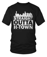 straight outta h town distress houston texas nwa t shirt