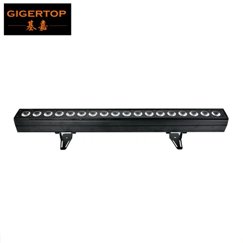 1 Gigertop 18x18 Вт RGBWA UV 6в1 пиксельный светодиодный светильник для прожектора 1 м длиной Tyanshine светодиоды индивидуальный DMX вентилятор для управления крутая модель для помещений - Цвет: 1