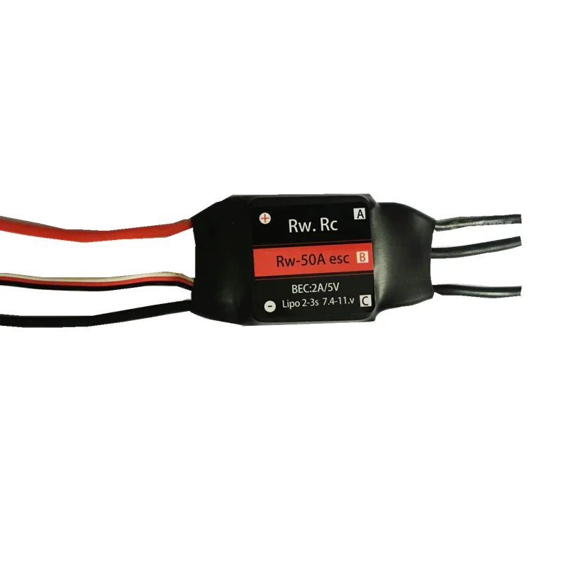 RW.RC 2 6S 30A/50A/70A/125A/200A ESC 5V/2A 5V/5A UBEC бесщеточный контроллер скорости для