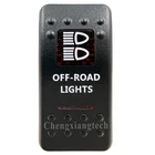 Печатный красный переключатель Cap -OFF ROAD светильник S-для Carling Arb светильник свет автомобиль Лодка Кулисный Переключатель 12 В 24 В, только крышка! Нет основания переключателя!