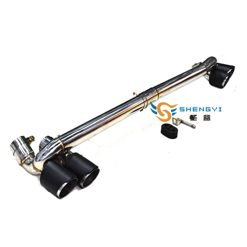 1 комплект Нержавеющая сталь четыре автомобиля задний выхлопной трубы глушитель