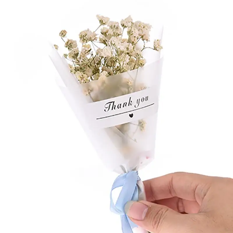 Мини Gypsophila Натуральные сушеные цветы День Святого Валентина свадебные украшения