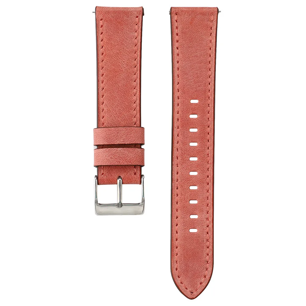 Тонкий сменный кожаный ремешок премиум класса для наручных часов Samsung Galaxy Watch Active
