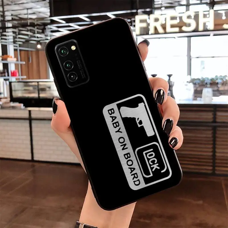 Чехол-накладка CUTEWANAN Glock для Samsung S20 plus Ultra S6 S7 edge S8 S9 S10 5G lite 2020 | Мобильные телефоны и