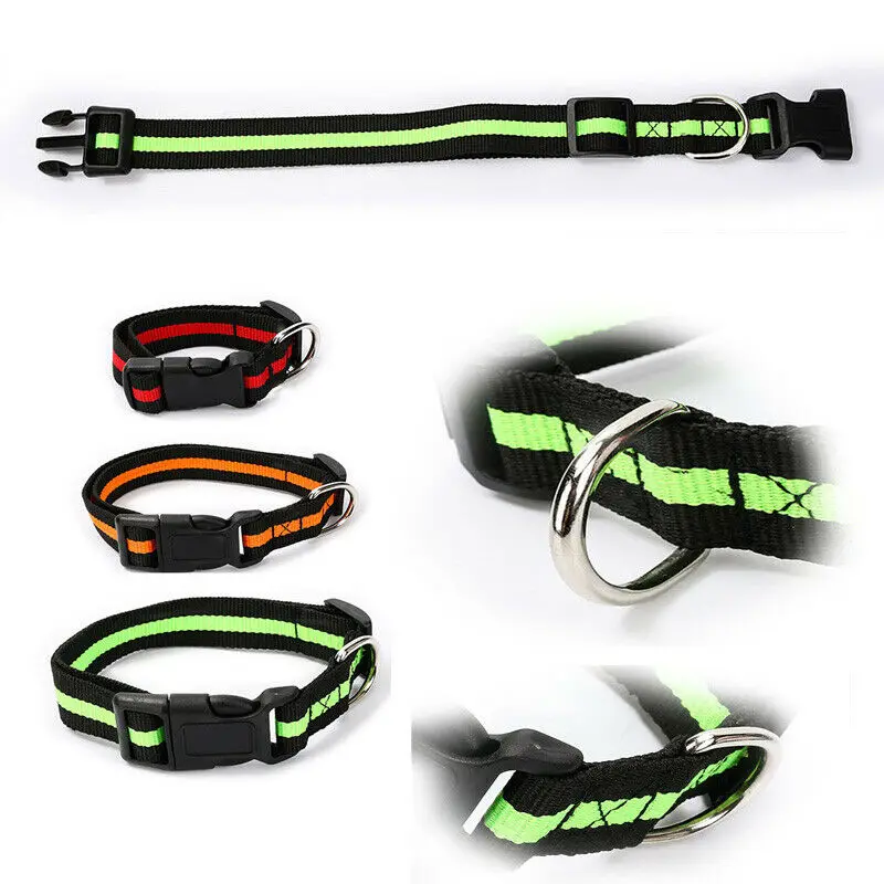 Нейлон Heavy Duty шлейка для собаки домашнего животного воротник Регулируемые мягкие