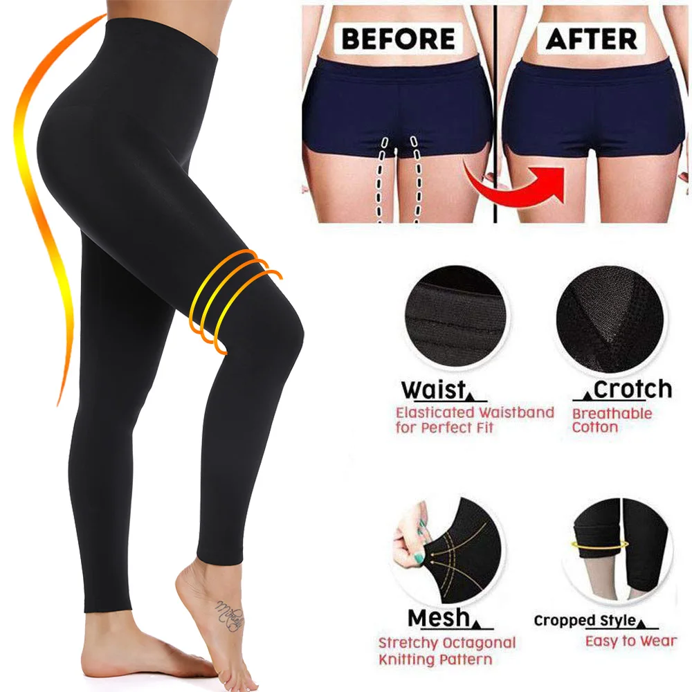 

Leggings Women Sculpting Sleep Leg Legging High Waist Skinny Pants Slimming Leggings Thigh Slimmer Pants