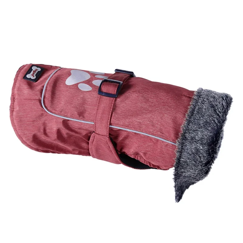 Рождественский водонепроницаемый жилет одежда для собак куртка Теплая Одежда