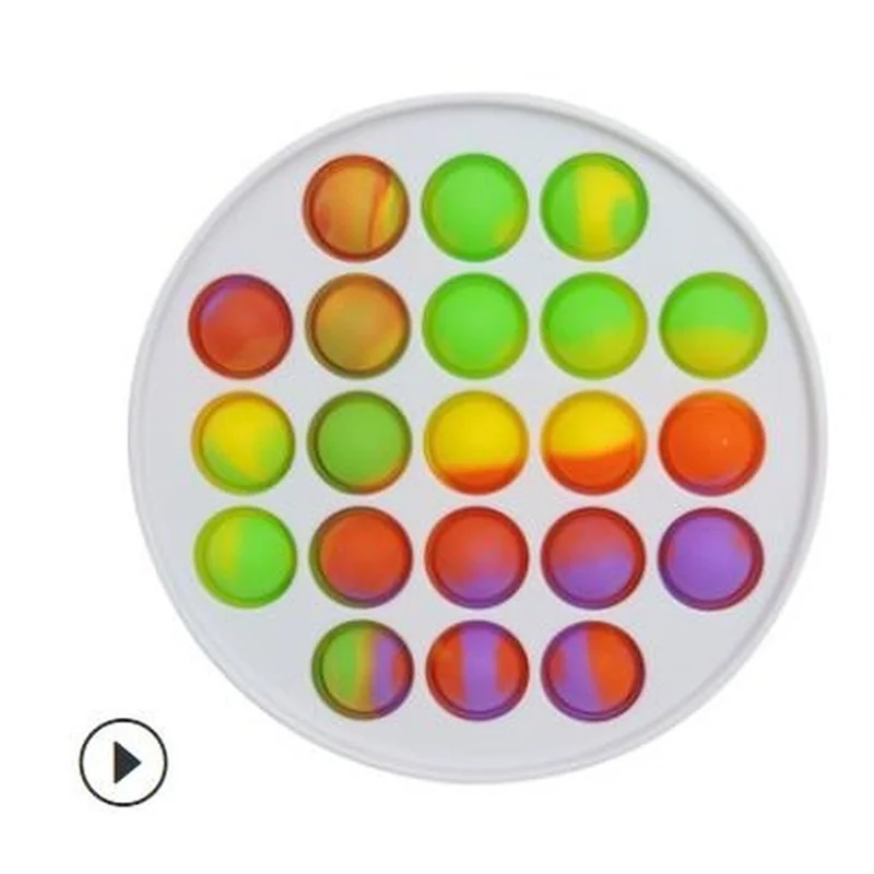 

DZQ Antistress Adult Children Sensory Toy Push Pop Bubble Fidget Reliver Stress Toys To Relieve Autism Shipping Free