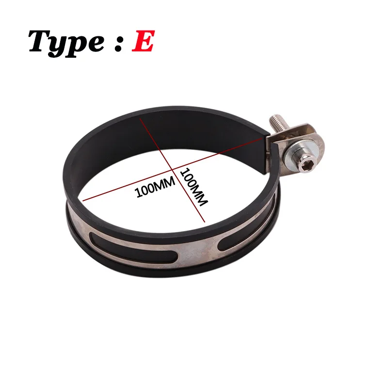 Держатель для глушителя выхлопной трубы мотоцикла из углеродного волокна зажим