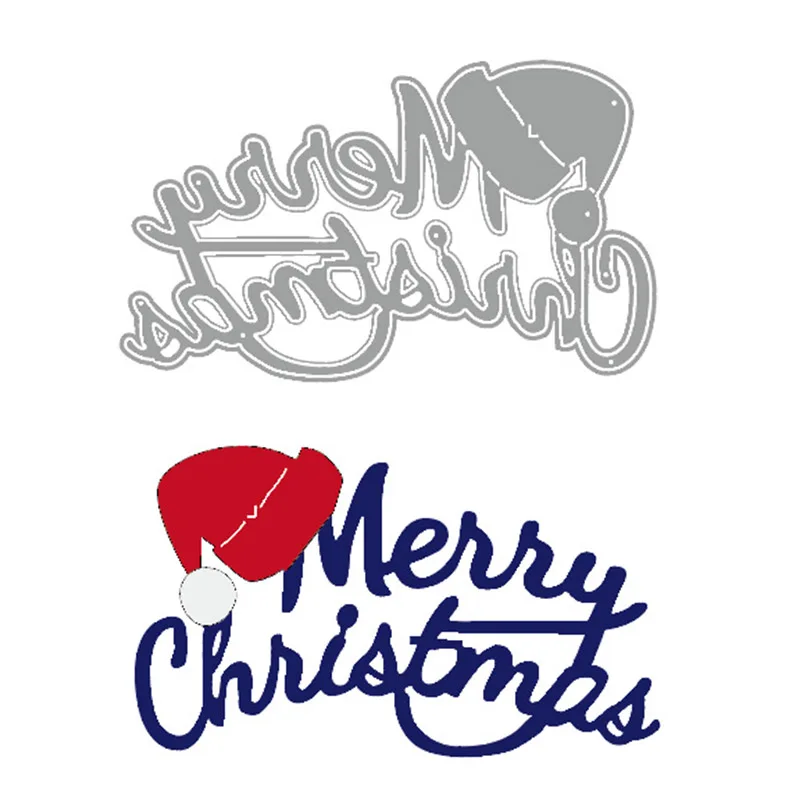 Рождественскую ночь металлический Трафаретный вырубной штамп трафарет для