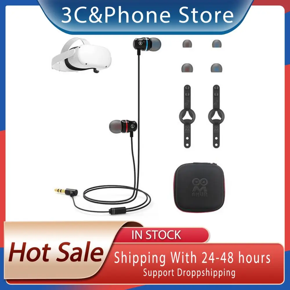 VR гарнитура Встроенные наушники для Oculus Quest 2 вкладыши Все в одном 20 Гц кГц Holde