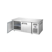 220v large capacity commercial storage cabinet horizontal freezer console tea shop dessert shop refrigerator 1800w