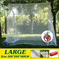 large size mosquito net indoor outdoor portable anti mosquito tent net storage bag for home camping fishing hiking mosquito net