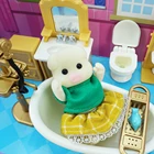 Новая миниатюрная мебель кукольный домик 1:12 детская игрушка пьешлейф свинка лес семейный набор для уборки Аксессуары Ванная комната игрушки для девочек подарок