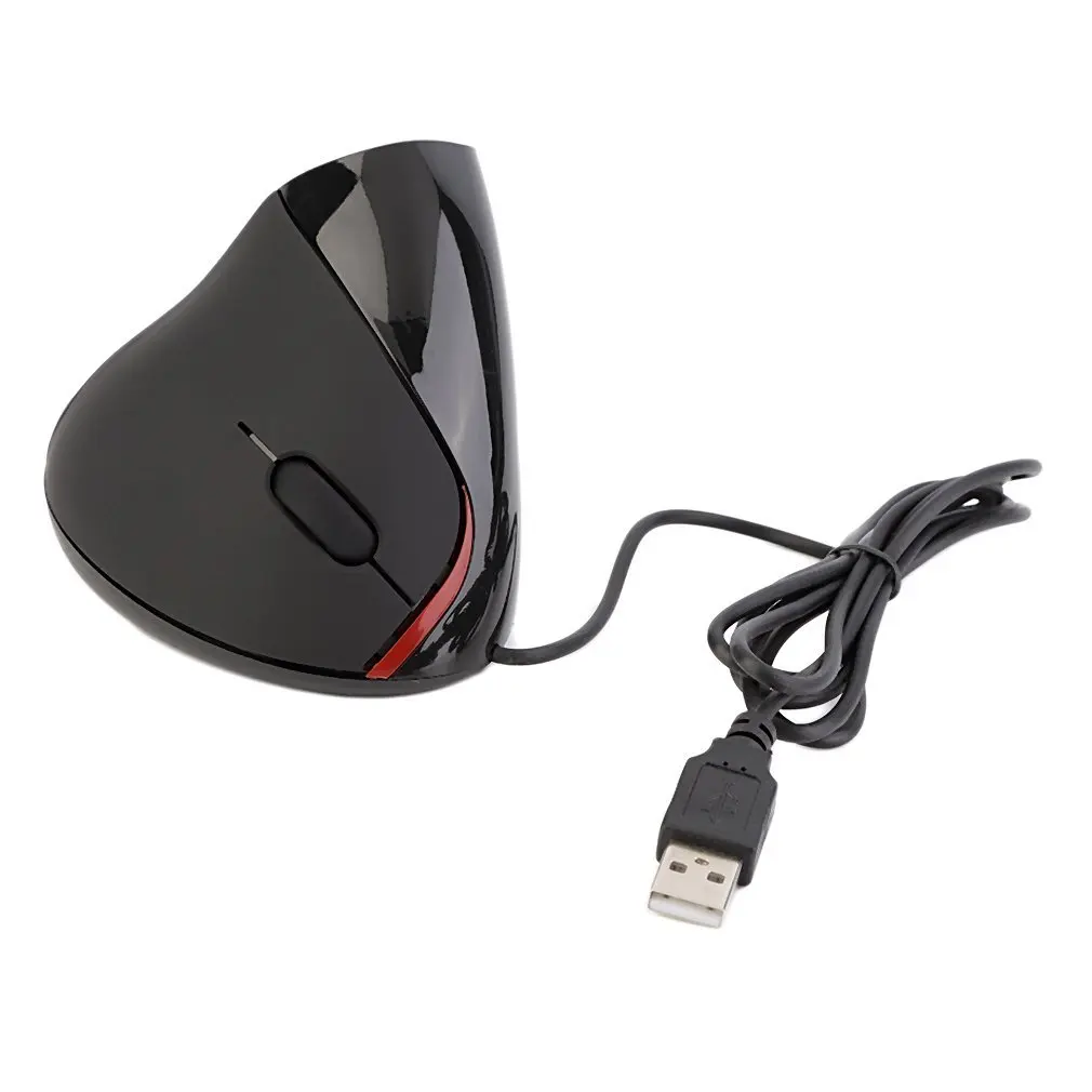 Новая 5D Проводная оптическая игровая мышь высокого качества 2400 dpi 2.4GH Вертикальная Эргономичная Вертикальная мышь для настольного компьютера и ноутбука