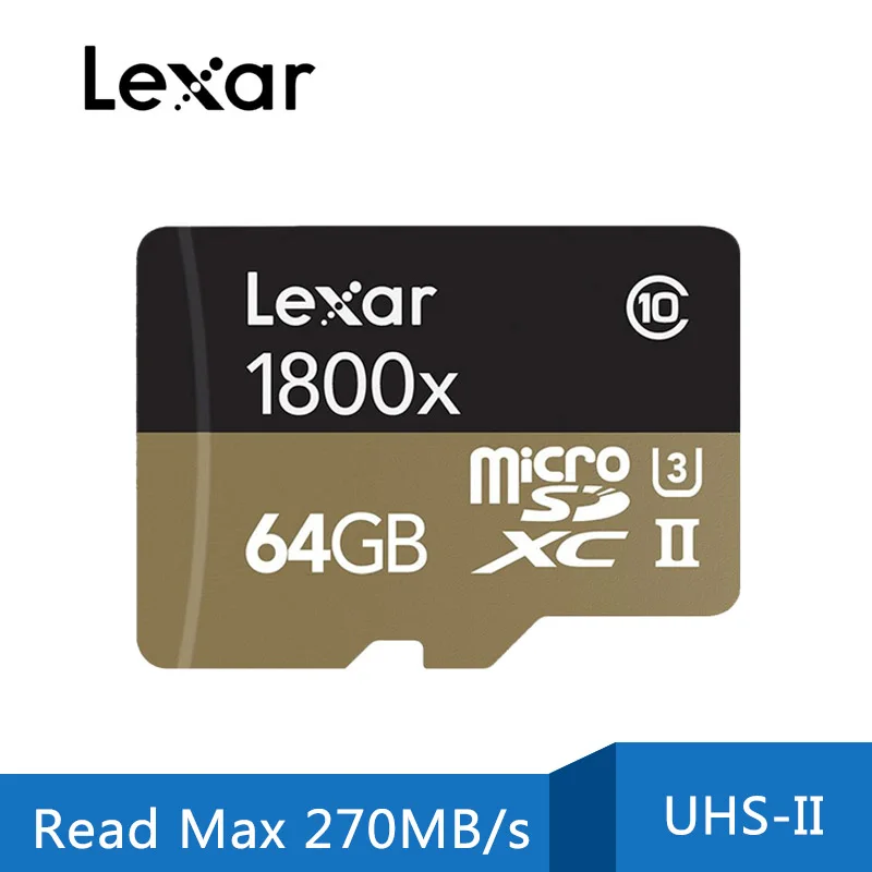 Lexar 1800x micro sd слот для карт памяти 64 Гб оперативной 32 встроенной UHS-II микро карты s до